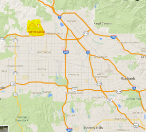 porter ranch map